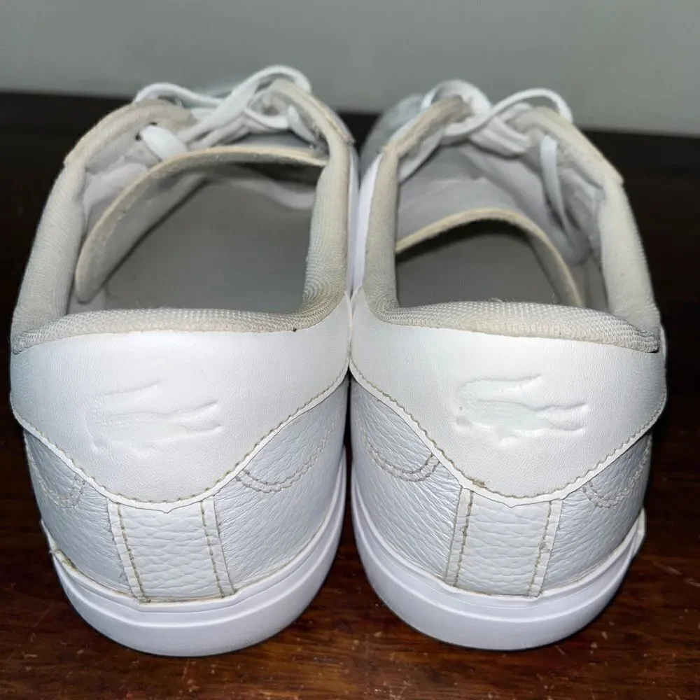 NOVAK Lacoste Powercourt Sneakers Trainers Tennis Shoes 10 1/2 US UK 9.5/Euro 44